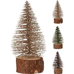 Foto van Nampook - xmas tree glitter 14 cm woodlan