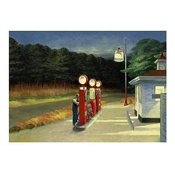 Foto van Edward hopper gas kunstdruk 40x30cm