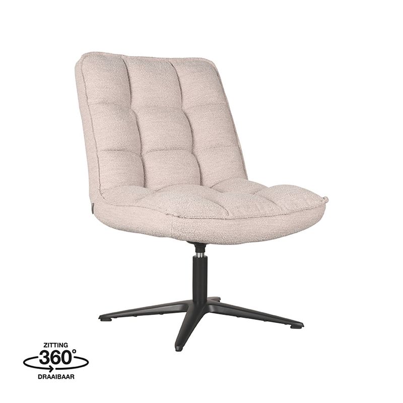 Foto van Label51 fauteuil vince - naturel - boucle