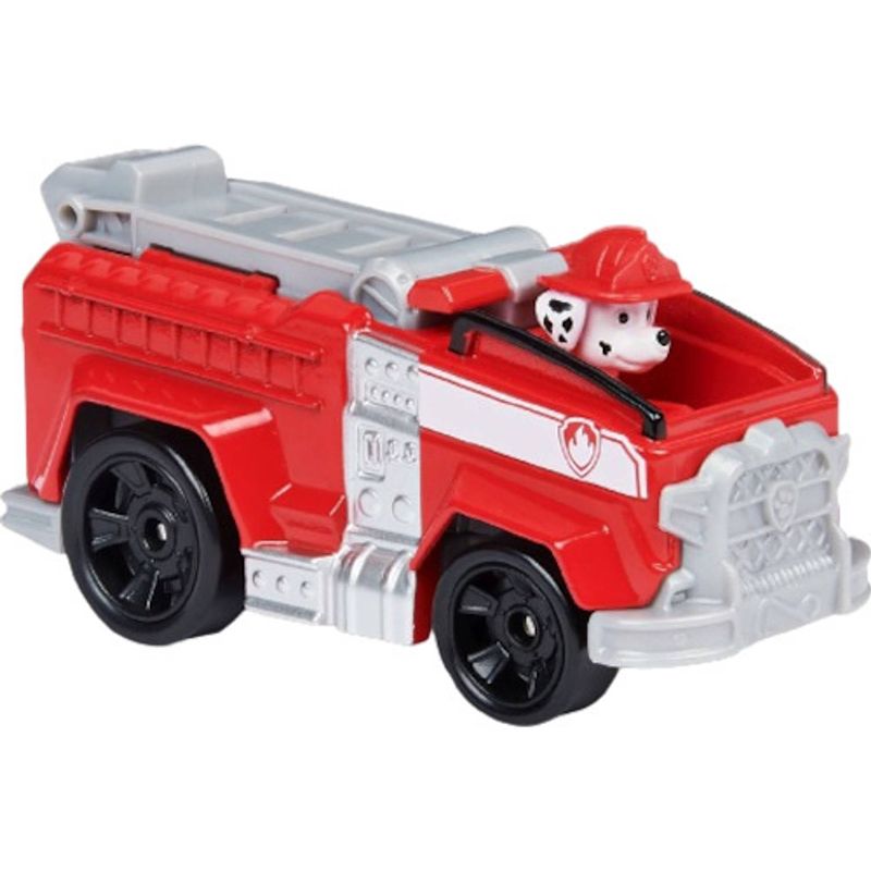 Foto van Nickelodeon voertuig paw patrol marshall junior 1:55 staal rood