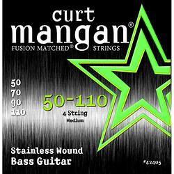 Foto van Curt mangan stainless 50-110 medium snarenset voor elektrische basgitaar