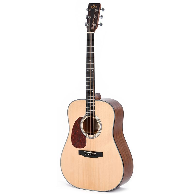 Foto van Sigma guitars dm-1l linkshandige akoestische westerngitaar