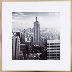 Foto van Henzo fotolijst - manhattan - fotomaat 40x40 cm - goud