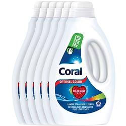 Foto van Coral - vloeibaar wasmiddel - kleurwas - optimal color - voordeelverpakking 5 x 40 wasbeurten