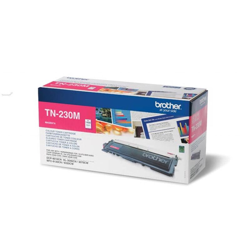 Foto van Brother toner, 1.400 pagina'ss, oem tn230m, magenta 4 stuks