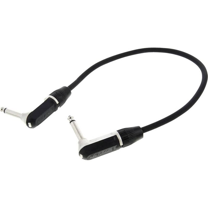 Foto van Cordial cfi0,3rr jack kabel [1x jackplug male 6,3 mm - 1x jackplug male 6,3 mm] 30.00 cm zwart