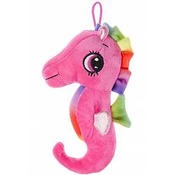 Foto van Lg-imports knuffelzeepaard regenboog 22 cm roze