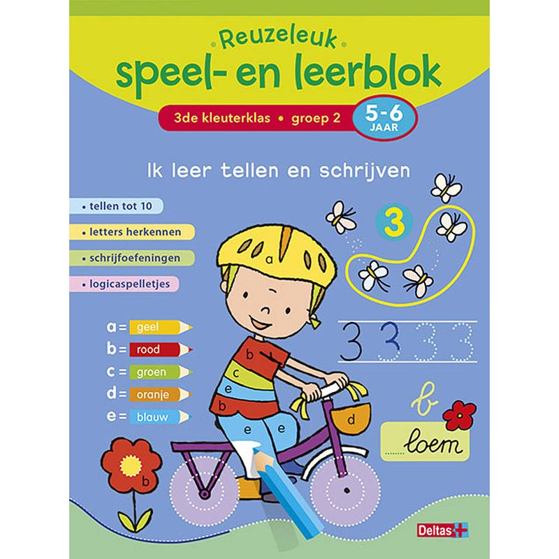 Foto van Ik leer tellen en schrijven / 3de kleuterklas;