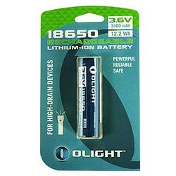 Foto van Olight 18650 3400mah 3.6v oplaadbare batterij