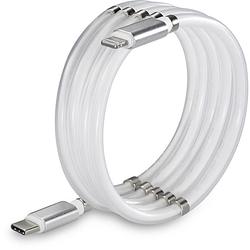 Foto van Renkforce usb-kabel usb 2.0 usb-c stekker, apple lightning stekker 2.00 m wit to-6886782