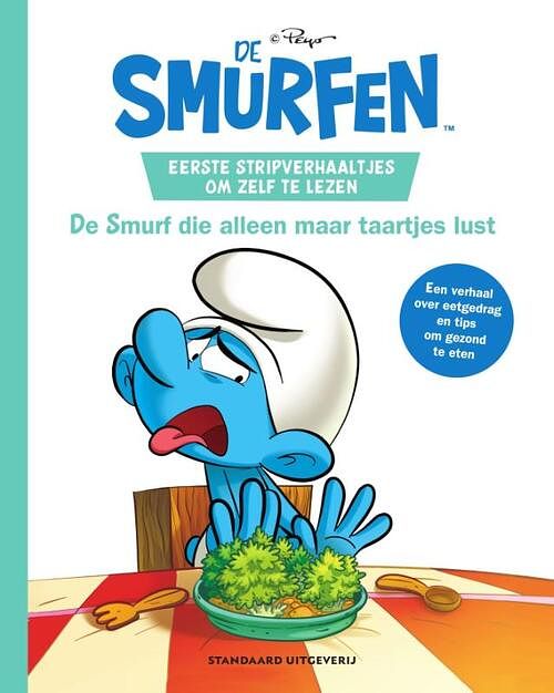 Foto van Eerste stripverhaaltjes om zelf te lezen - de smurf die alleen maar taartjes lust - hardcover (9789002275074)