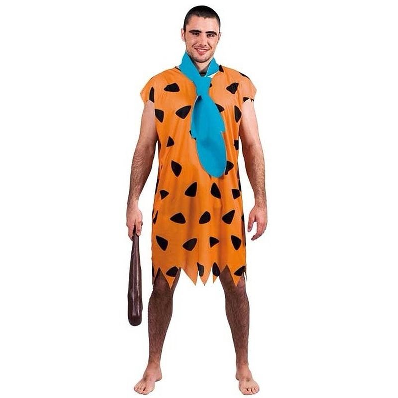 Foto van Oranje fred kostuum met stropdas voor heren l/xl (t-xl) - carnavalskostuums