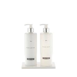 Foto van Ted sparks - handverzorging geschenkset - handzeep & handlotion - fresh linen