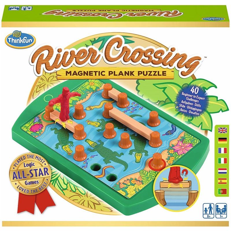 Foto van Thinkfun river crossing iq spel