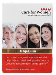 Foto van Care for woman magnesium vegetarische capsules 60st