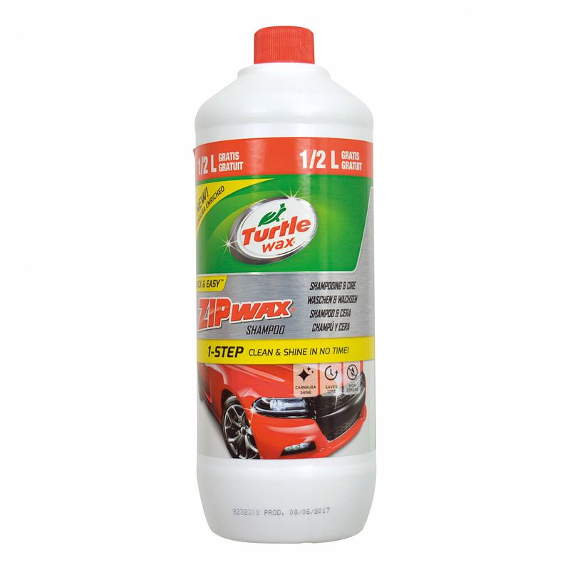 Foto van Turtle wax 52880 zip wax shampoo 1,5 l