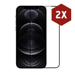 Foto van 2-pack kratoshield iphone 12 pro screenprotector - gehard glas - full cover