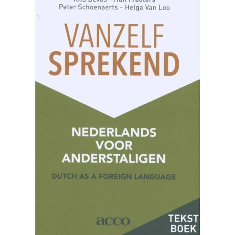 Foto van Vanzelfsprekend. nederlands voor anderstaligen