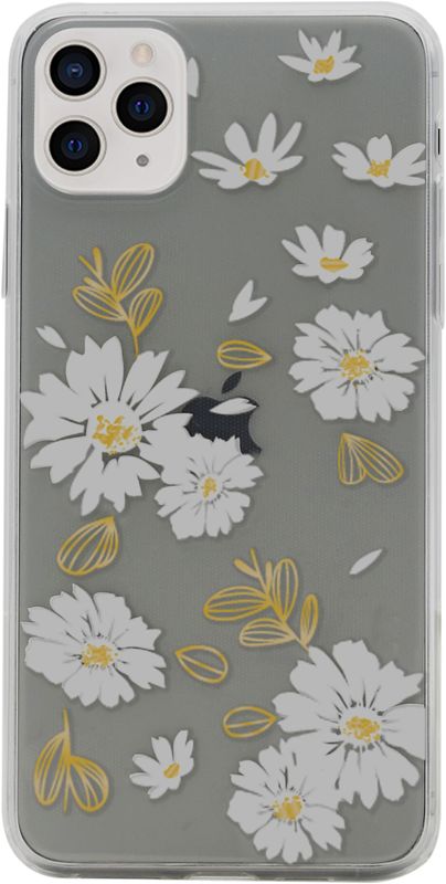 Foto van Bluebuilt daisy gold soft case apple iphone 11 pro back cover transparant