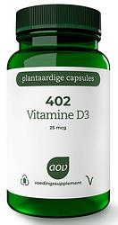 Foto van Aov 402 vitamine d3 25mcg vegacaps