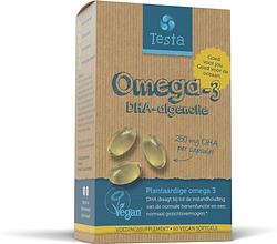Foto van Testa algenolie omega-3 dha capsules