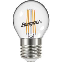Foto van Energizer energiezuinige led filament kogellamp - e27 - 5 watt - warmwit licht - dimbaar - 1 stuk