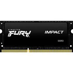 Foto van Kingston fury impact werkgeheugenmodule voor laptop ddr3l 8 gb 1 x 8 gb 1866 mhz 204-pins so-dimm cl11 kf318ls11ib/8