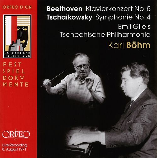 Foto van Beethoven: klavierkonzert no.5/tchaikovsky: symphony no. 4 - cd (4011790608228)