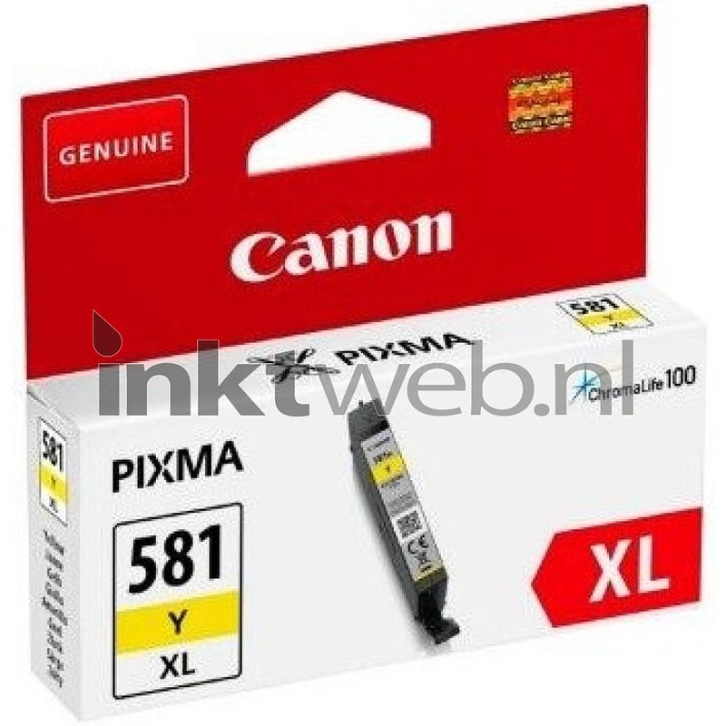 Foto van Canon cli-581xl geel cartridge