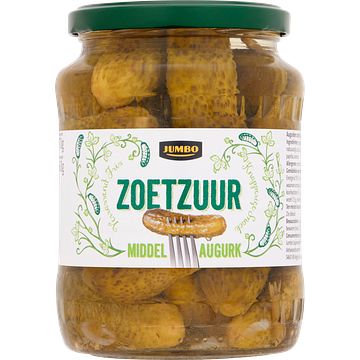 Foto van Jumbo middel augurk zoetzuur 360g