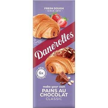 Foto van Danerolles fresh dough pains au chocolat classic 6 stuks 275g bij jumbo