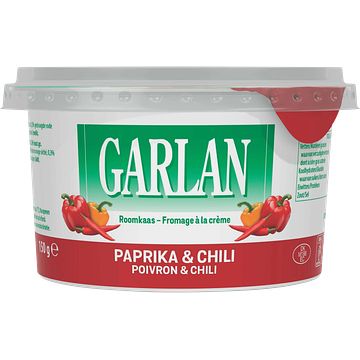 Foto van Garlan roomkaas met paprika & chili 150g bij jumbo