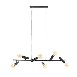 Foto van Giga meubel - hanglamp charcoal - 6-lichts - lamp point