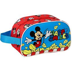 Foto van Disney mickey mouse toilettas, happy smiles - 26 x 15 x 12 cm - polyester