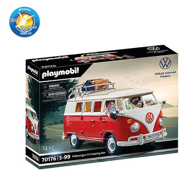 Foto van Playmobil volkswagen t1 camperbus 70176