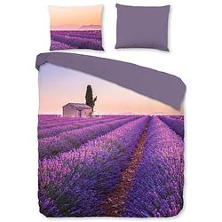 Foto van Pure lavender dekbedovertrek - 2-persoons (200x200/220 cm + 2 slopen) - microvezel - purple