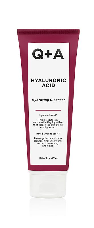 Foto van Q+a hyaluronic acid hydrating cleanser