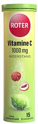 Foto van Roter vitamine c 1000mg weerstand lime lychee bruistabletten