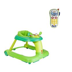 Foto van Chicco bundel - 123 loopstoel groen & rammelaar baby fototelefoon