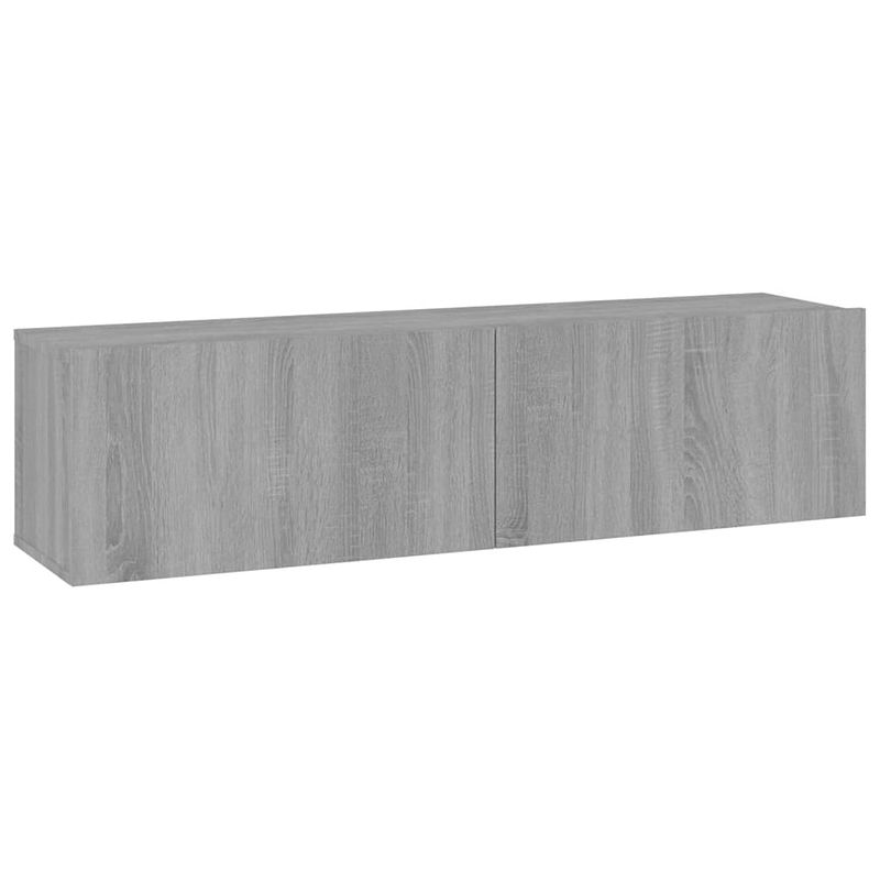 Foto van Vidaxl tv-wandmeubel 120x30x30 cm bewerkt hout grijs sonoma eiken