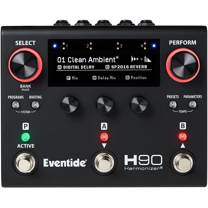 Foto van Eventide h90 dark harmonizer multi-effect pedaal