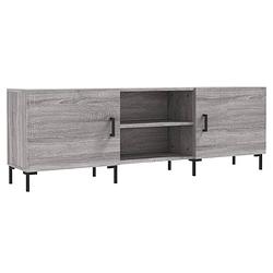 Foto van Infiori tv-meubel 150x30x50 cm bewerkt hout grijs sonoma eikenkleurig