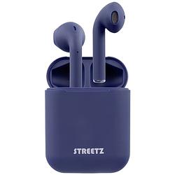 Foto van Streetz tws-0009 in ear headset bluetooth stereo blauw headset, oplaadbox, touchbesturing
