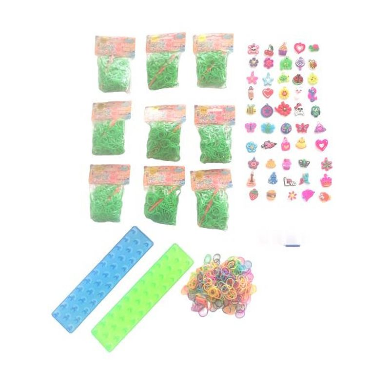 Foto van Loom twister loombandsset met geur junior groen 3100-delig