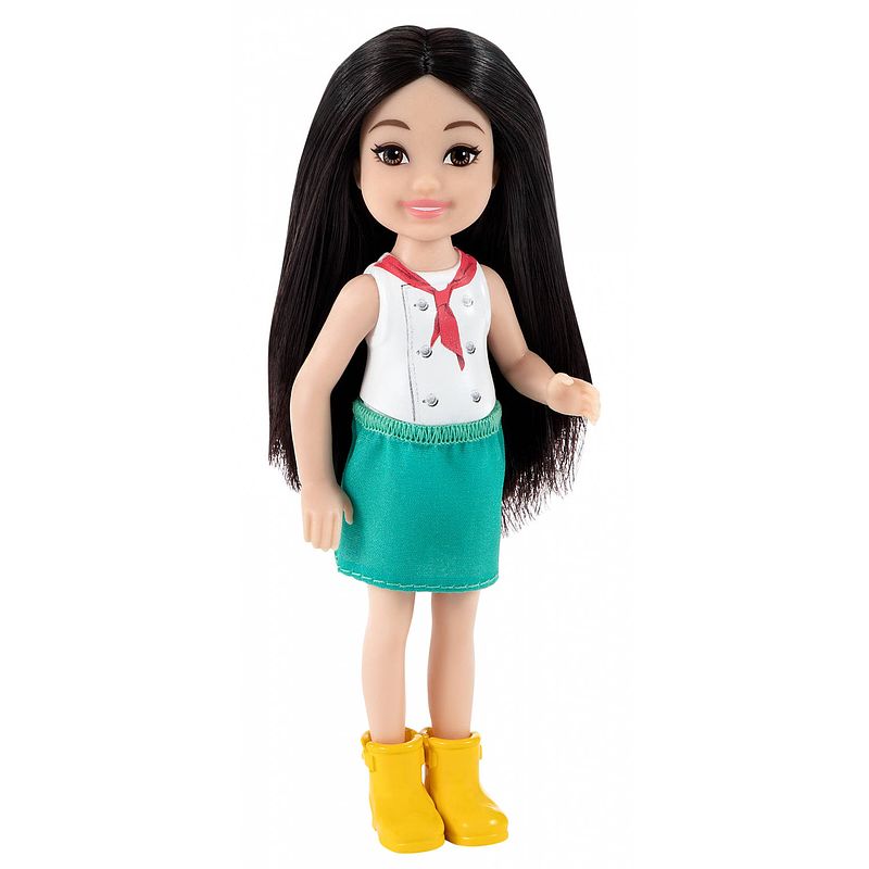 Foto van Barbie tienerpop chelsea can be meisjes 15,3 cm wit/groen