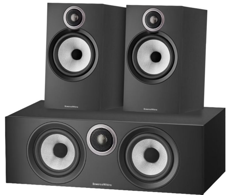 Foto van Bowers & wilkins htm6 s3 + 606 s3 (per paar) zwart