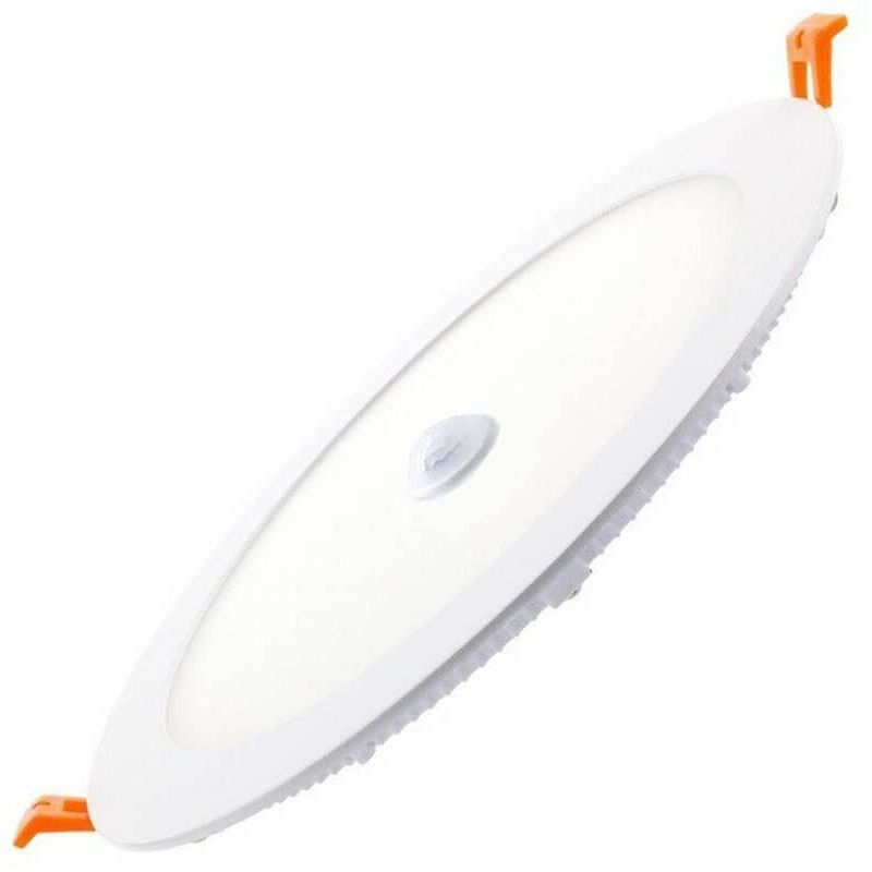 Foto van Led downlight slim - facto dury - pir bewegingssensor 360° + dag en nacht sensor - 20w - cct aanpasbare kleur - inbouw -