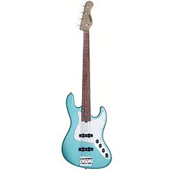 Foto van Sadowsky metroexpress vintage j/j bass morado solid sage green metallic elektrische basgitaar