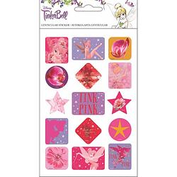 Foto van Disney stickers tinkerbell meisjes vinyl roze 15 stuks