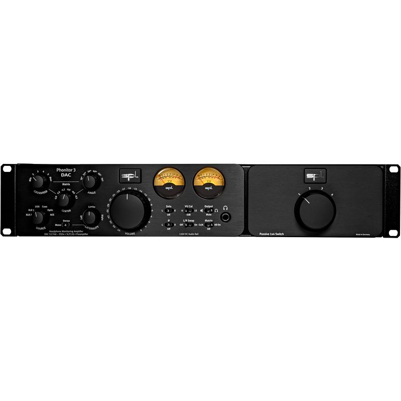 Foto van Spl phonitor 3 dac + expansion rack hoofdtelefoonversterker en dac